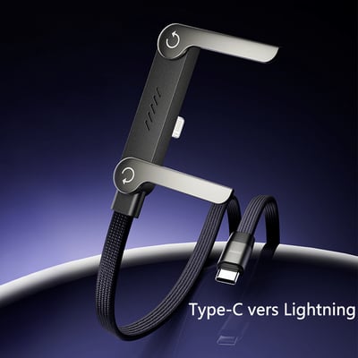 ⚡Câble chargeur invisible 2 en 1 – Recharge rapide, support pour téléphone intégré